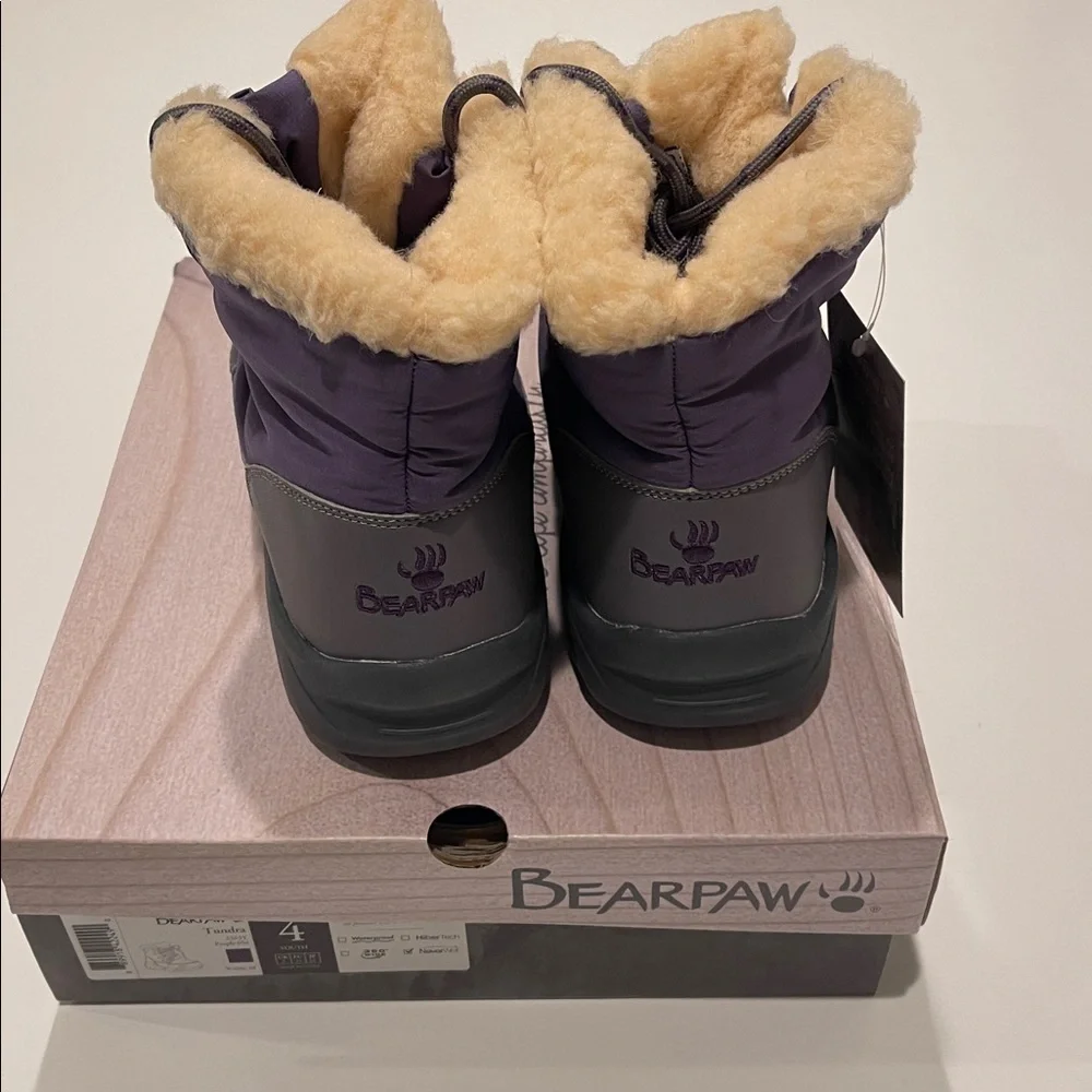 NEW with tags BearPaw Purple/Black Waterproof Boots - Picture 5 of 7
